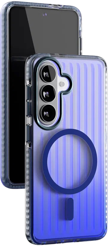 картинка Чехол защитный VLP Pulse Case с MagSafe для Samsung Galaxy S26, синий от магазина Технолав