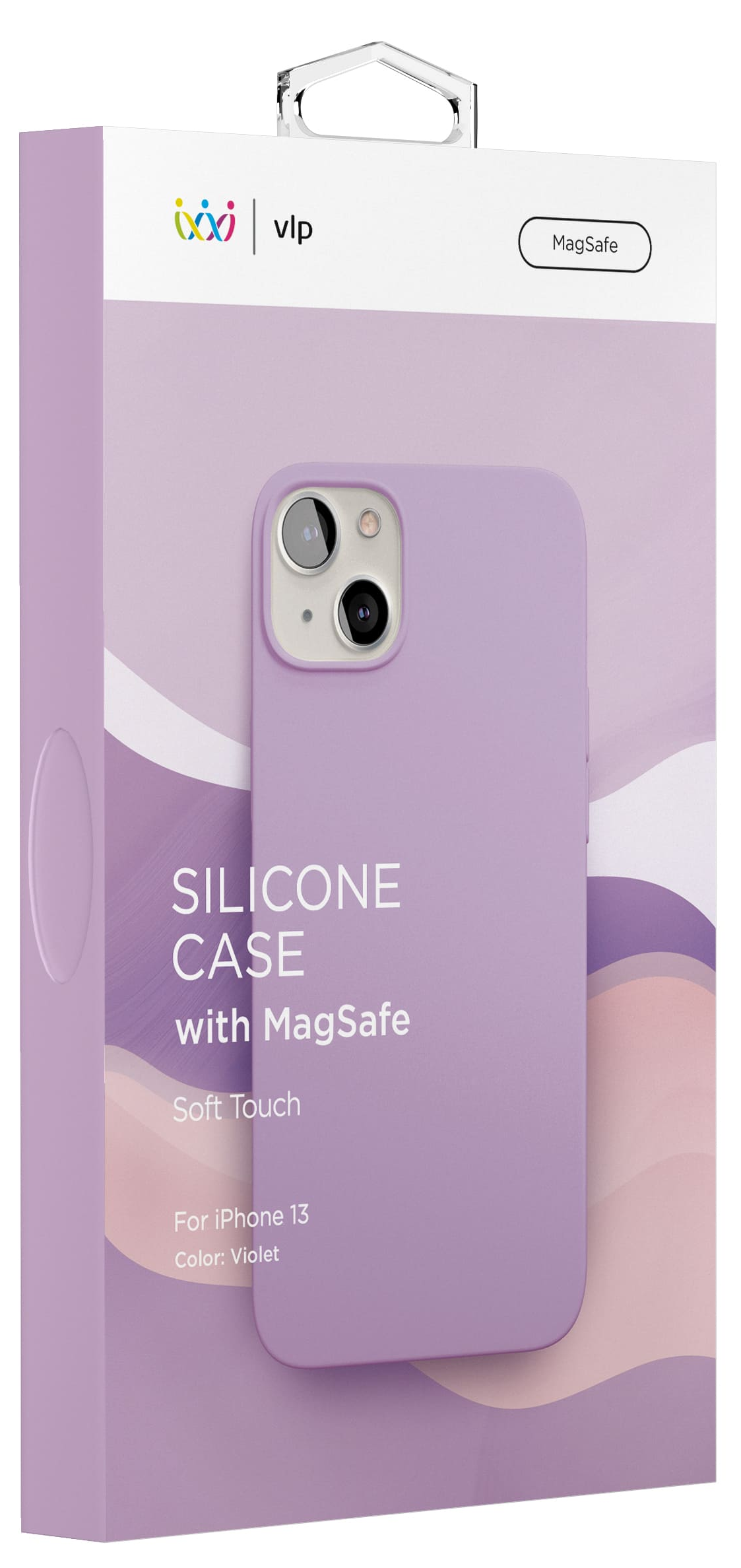 картинка Чехол защитный vlp Silicone case для iPhone 13 Soft Touch фиолетовый от магазина Технолав