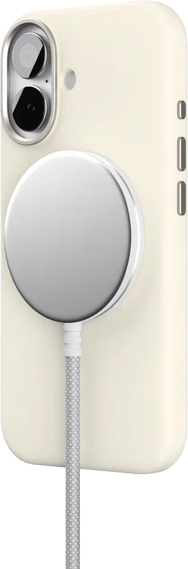 картинка Чехол защитный VLP Aster Pro Case с MagSafe для iPhone 17, белый от магазина Технолав