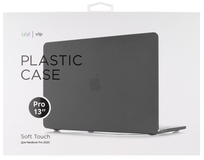 картинка Чехол защитный «vlp» Plastic Case для MacBook Pro 13” 2020 черный от магазина Технолав