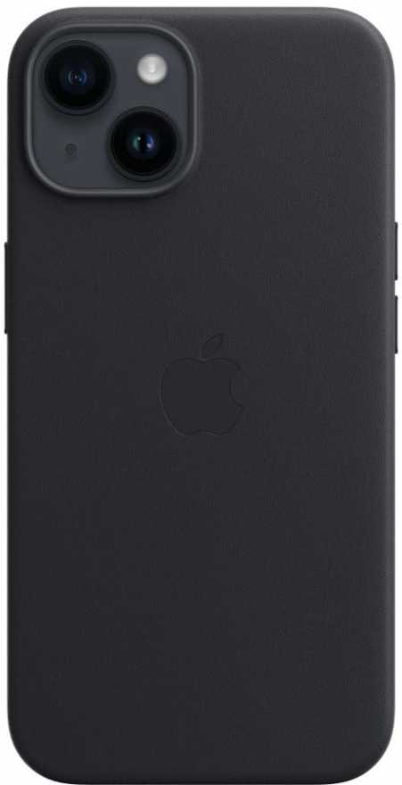 картинка Чехол кожаный Apple MagSafe для iPhone 14 Plus (тёмная ночь) от магазина Технолав