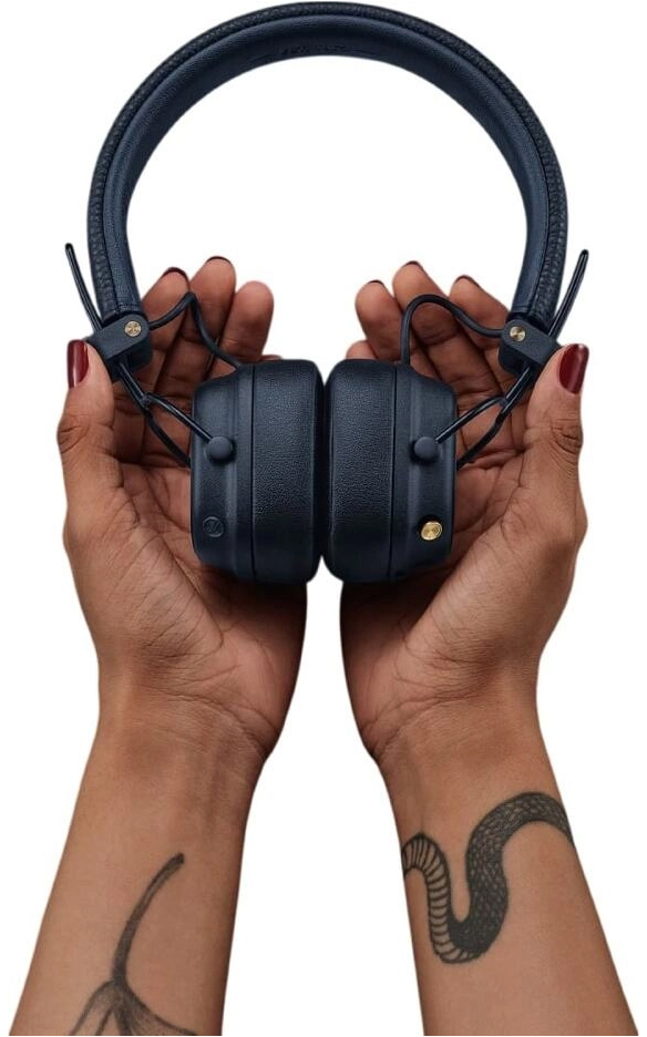 картинка Беспроводные наушники Marshall Major V, синий от магазина Технолав