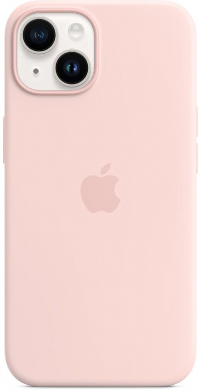 картинка Чехол силиконовый Apple MagSafe для iPhone 14 Plus (розовый мел) от магазина Технолав