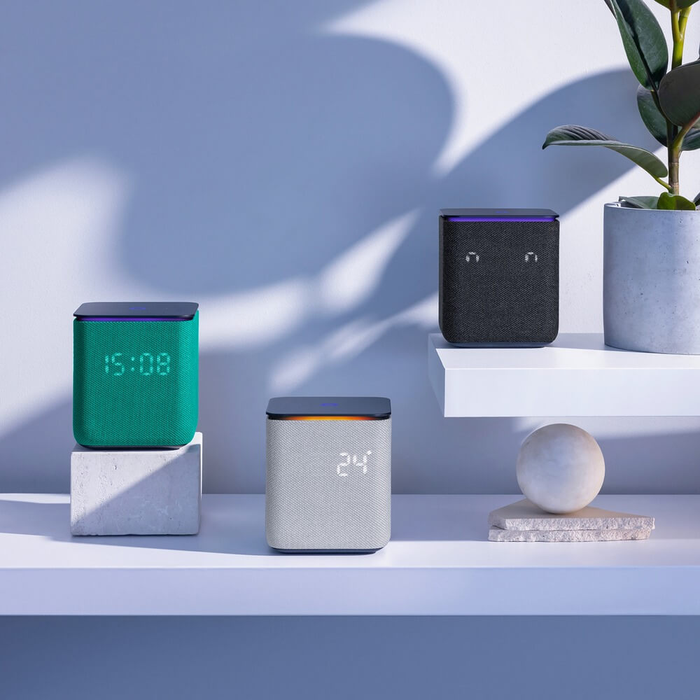 картинка Умная колонка Яндекс Станция Миди с Алисой, с Zigbee, 24 Вт, изумрудный от магазина Технолав