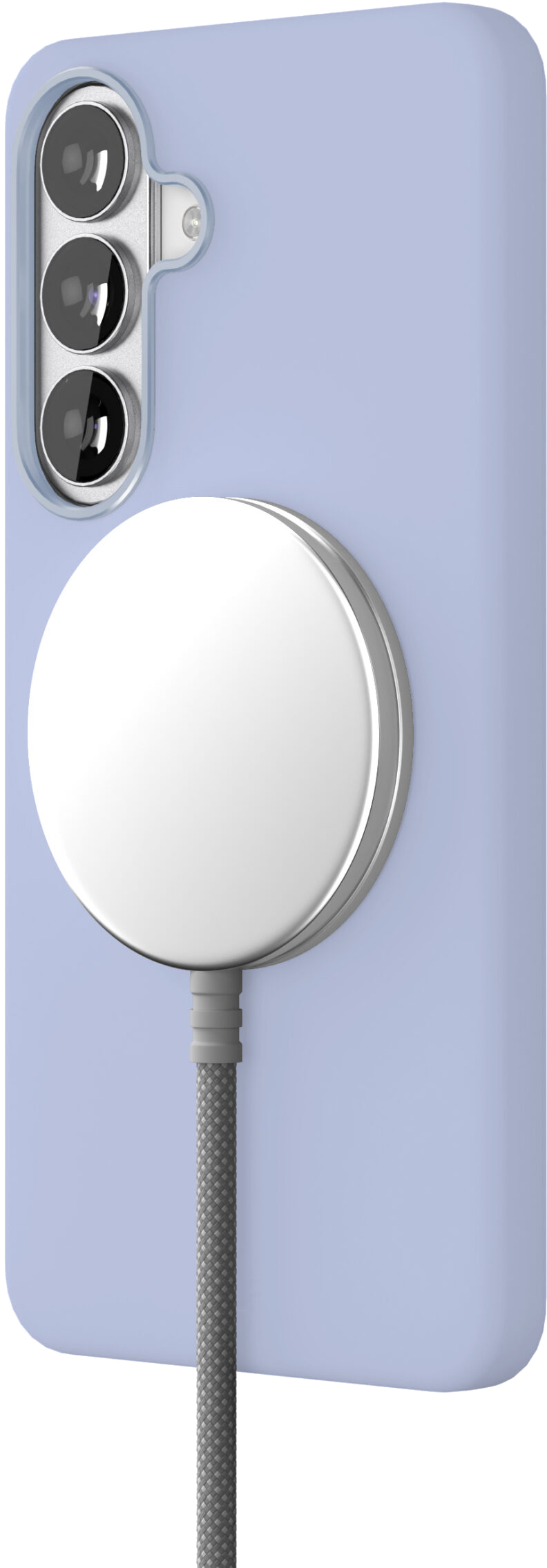 картинка Чехол защитный VLP Aster Pro Case с MagSafe для Samsung Galaxy S26+, голубой от магазина Технолав