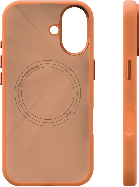картинка Чехол защитный VLP Aster Pro Case с MagSafe для iPhone 17, оранжевый от магазина Технолав
