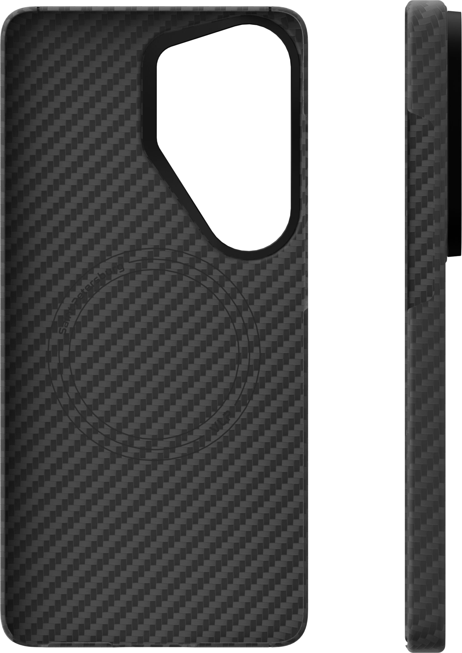 картинка Чехол защитный VLP Kevlar Case с MagSafe для Samsung Galaxy S26 Ultra, черный от магазина Технолав