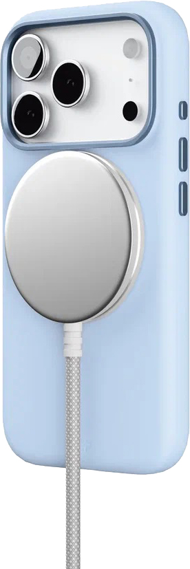 картинка Чехол защитный VLP Aster Pro Case с MagSafe для iPhone 17 Pro, голубой от магазина Технолав