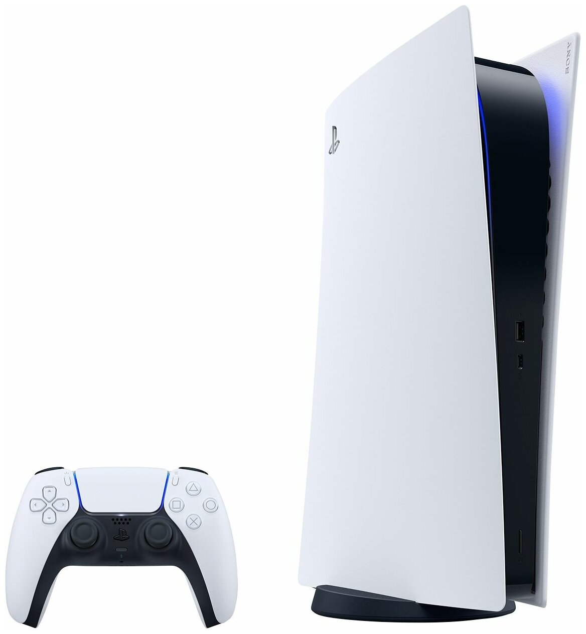 картинка Игровая приставка Sony PlayStation 5 Digital Edition 825 ГБ (белый) от магазина Технолав
