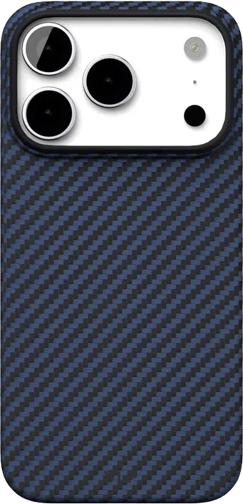 картинка Чехол защитный VLP Kevlar Case с MagSafe для iPhone 17 Pro, синий от магазина Технолав