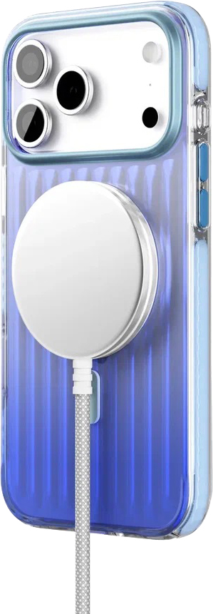 картинка Чехол защитный VLP Pulse Case с MagSafe для iPhone 17 Pro Max, синий от магазина Технолав