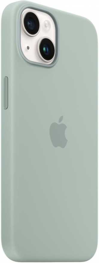 картинка Чехол силиконовый Apple MagSafe для iPhone 14 Plus (нежный кактус) от магазина Технолав