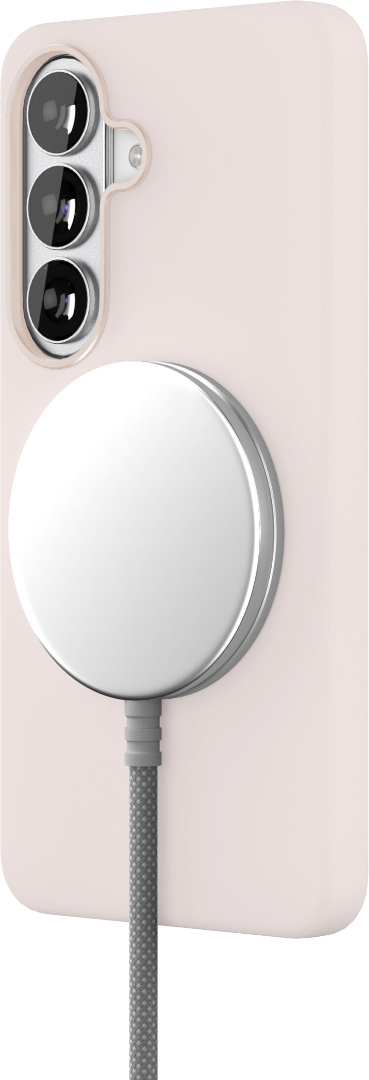 картинка Чехол защитный VLP Aster Pro Case с MagSafe для Samsung Galaxy S26, розовый от магазина Технолав