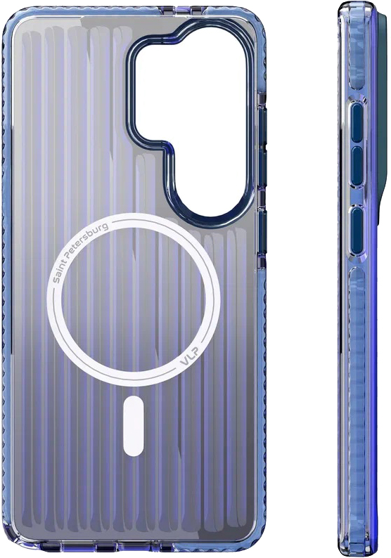 картинка Чехол защитный VLP Pulse Case с MagSafe для Samsung Galaxy S26 Ultra, синий от магазина Технолав