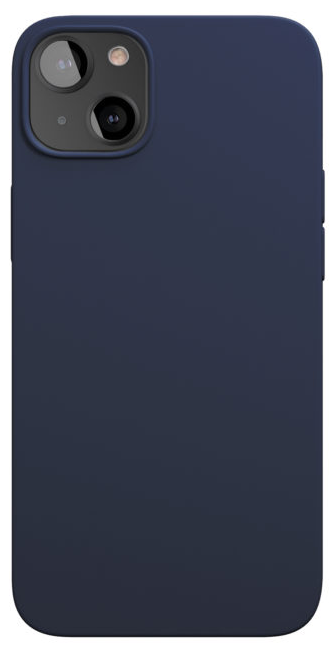 картинка Чехол защитный “vlp” Silicone case для iPhone 13 Soft Touch темно-синий от магазина Технолав