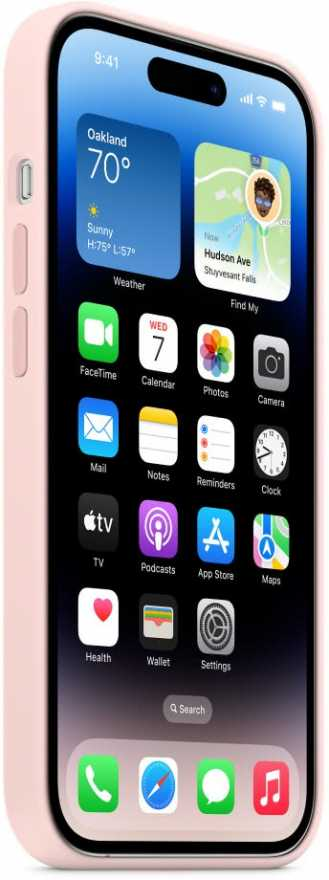 картинка Чехол силиконовый Apple MagSafe для iPhone 14 Pro (розовый мел) от магазина Технолав
