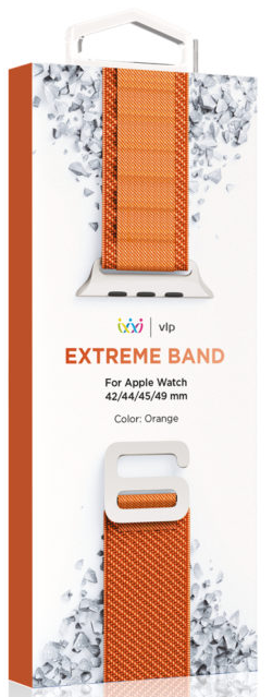 картинка Ремешок нейлоновый Extreme Band “vlp” для Apple Watch 44/45/49mm (оранжевый) от магазина Технолав