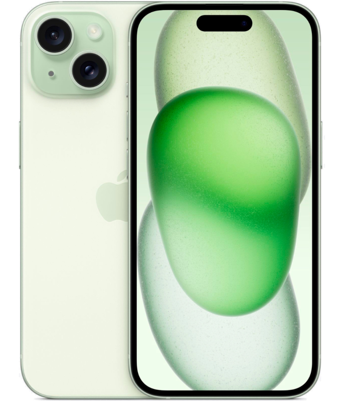 картинка Смартфон Apple iPhone 15 128GB (зеленый) от магазина Технолав