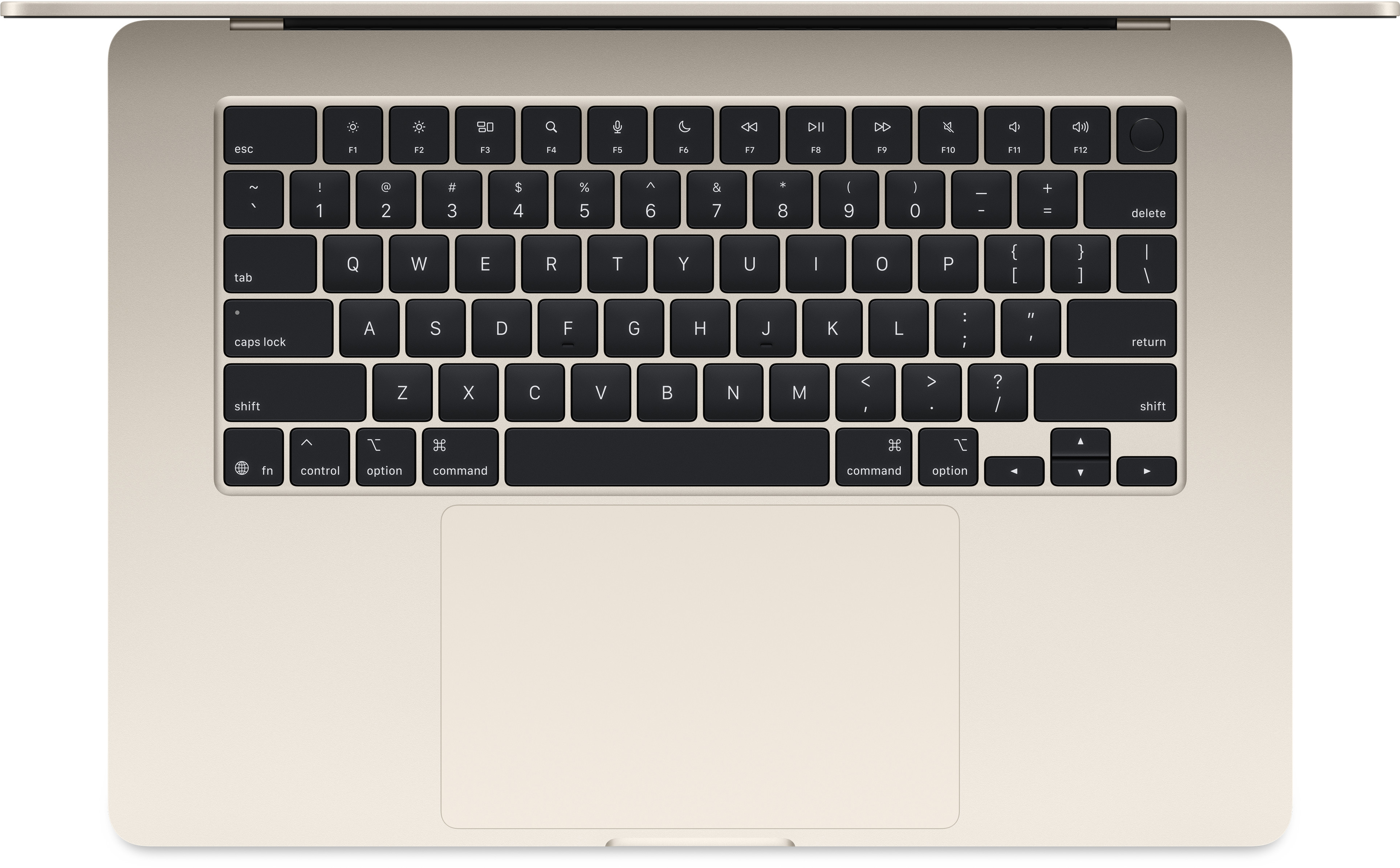 картинка Ноутбук Apple MacBook Air 15" 2026 (M5, 10C CPU, 10C GPU, 16GB, 1TB SSD) MDVE4 Starlight от магазина Технолав