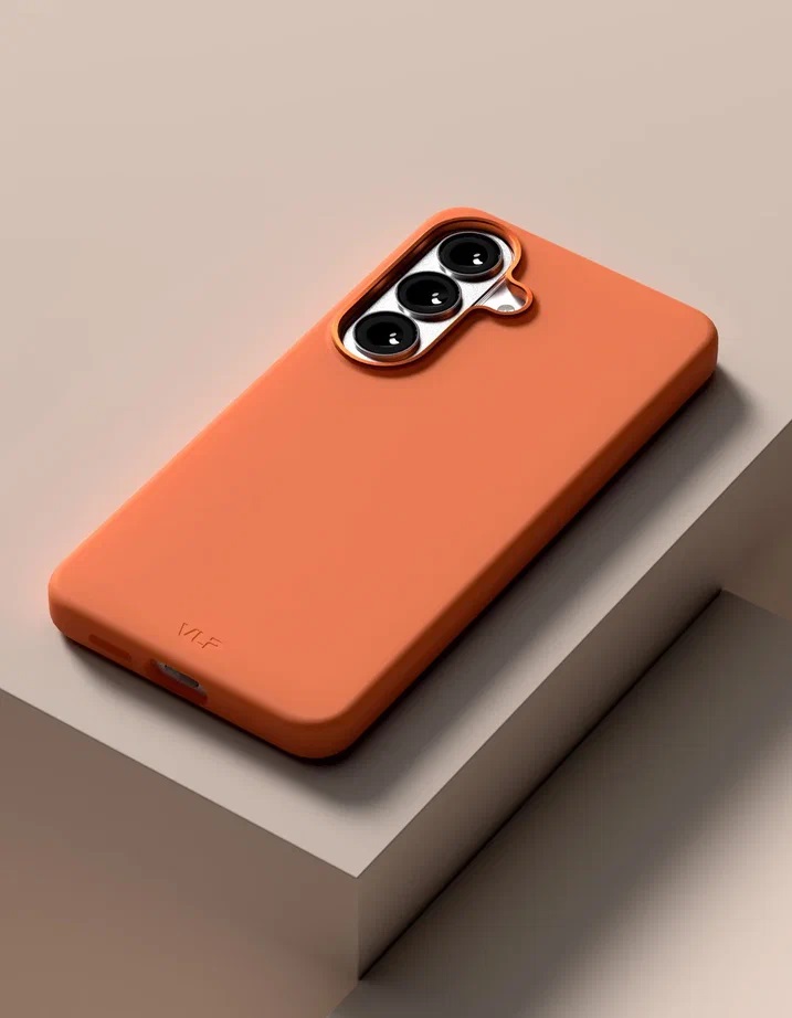 картинка Чехол защитный VLP Aster Pro Case с MagSafe для Samsung Galaxy S26, оранжевый от магазина Технолав