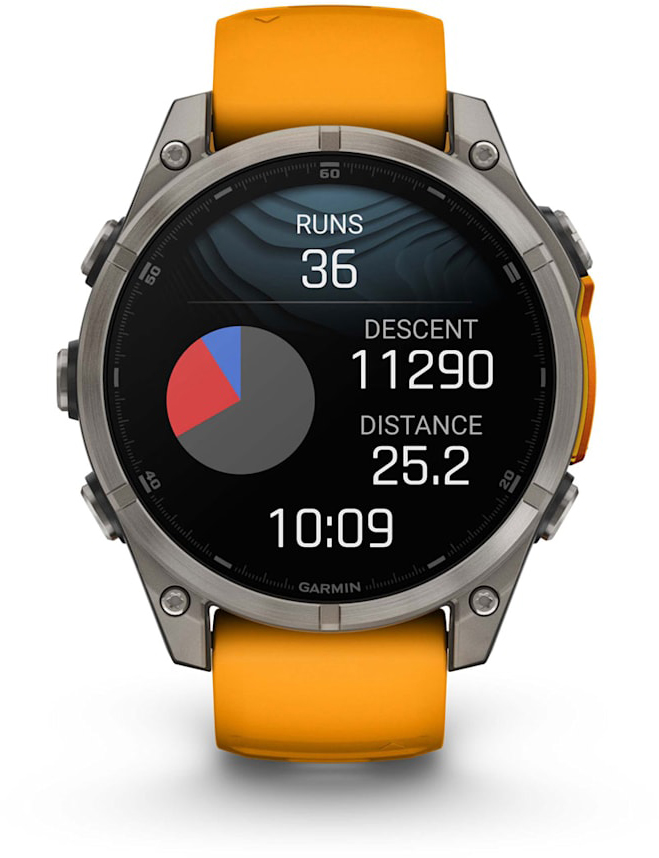 картинка Смарт-часы Garmin Fenix 8 47mm AMOLED Sapphire Graphite DLC Titanium Spark Orange Silicone (010-02904-19) от магазина Технолав