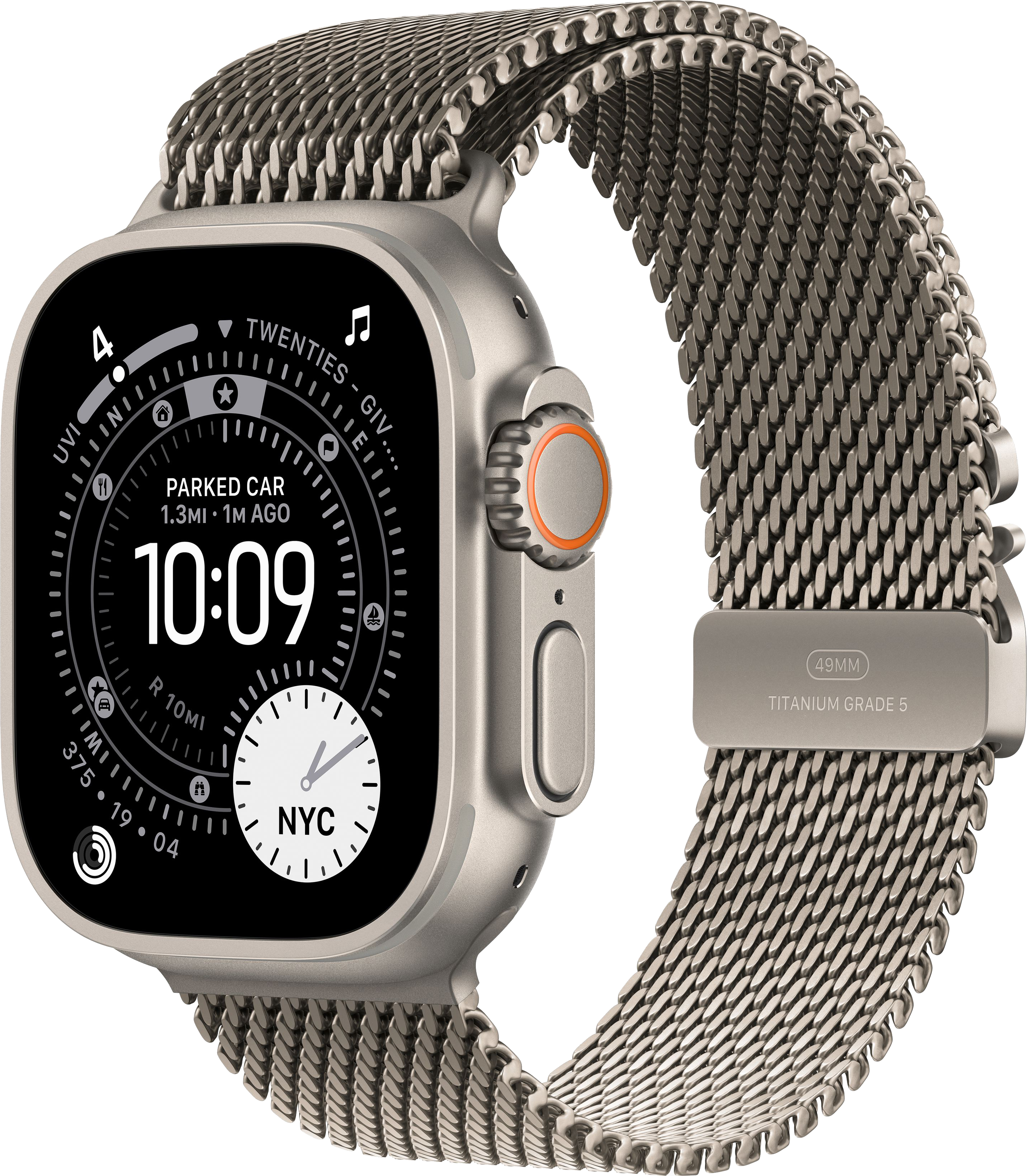 Умные часы Apple Watch Ultra 3 (2025) 49mm Natural Titanium Case with Natural Titanium Milanese Loop