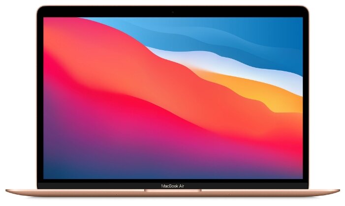 картинка Ноутбук Apple MacBook Air 13 Late 2020 (Apple M1/2560x1600/8GB/512GB SSD) MGNE3 золотистый от магазина Технолав