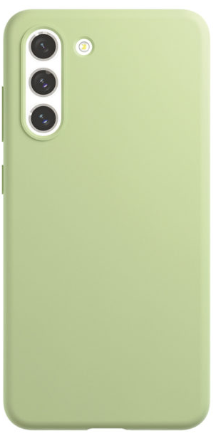 картинка Чехол защитный “vlp” Silicone case Soft Touch для Samsung S21 FE, светло-зеленый от магазина Технолав