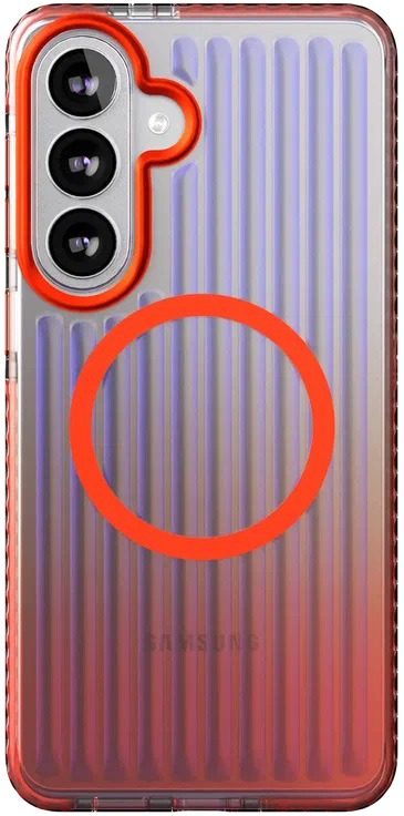 картинка Чехол защитный VLP Pulse Case с MagSafe для Samsung Galaxy S26, оранжевый от магазина Технолав