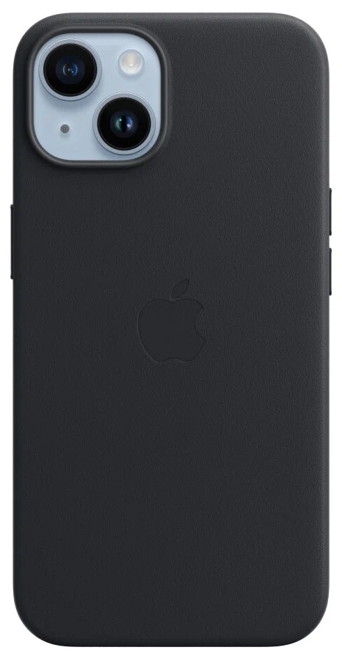 картинка Чехол кожаный Apple MagSafe для iPhone 14 Plus (темно-фиолетовый) от магазина Технолав