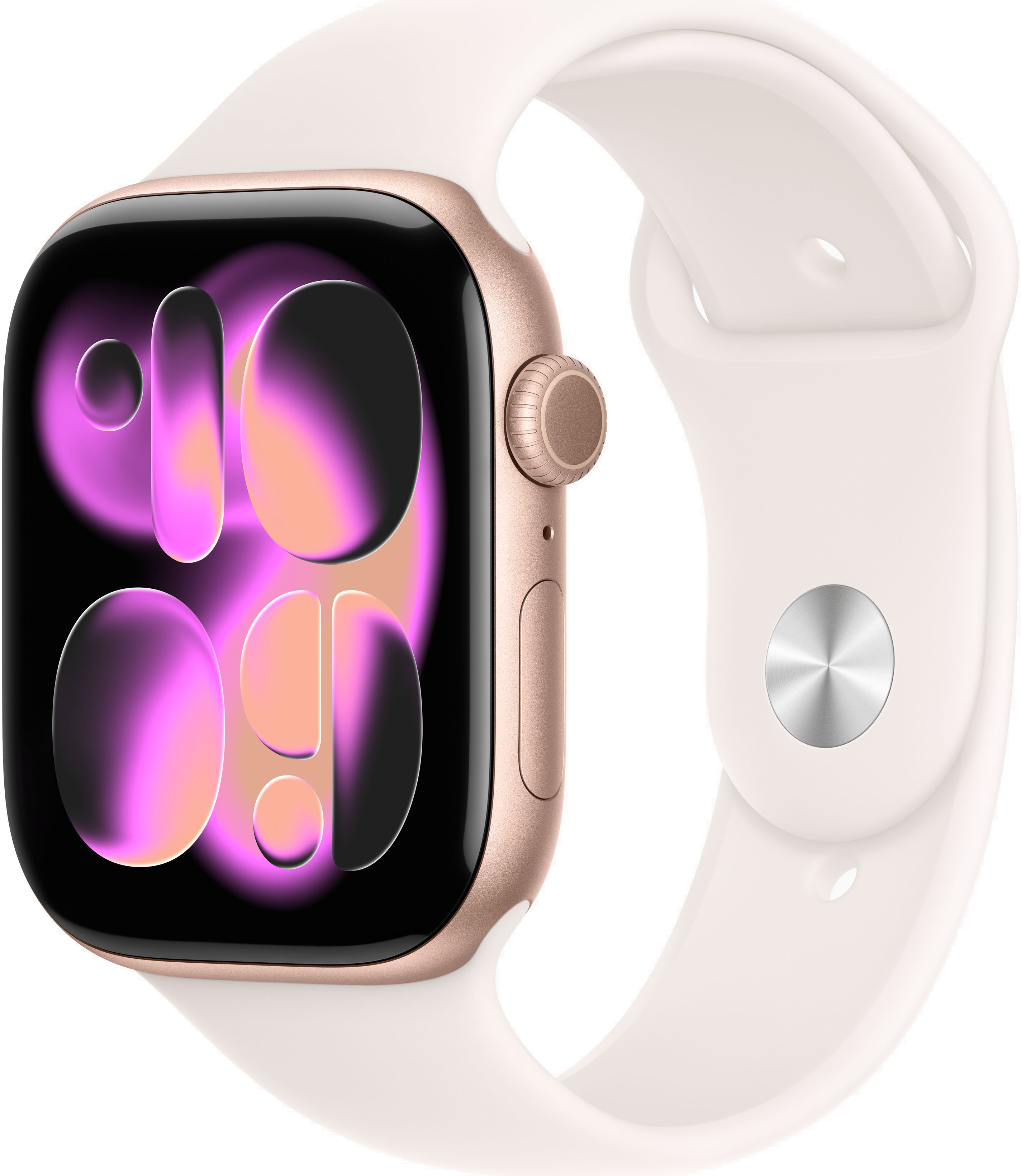 картинка Умные часы Apple Watch Series 11 46mm Rose Gold Aluminum Case with Light Blush Sport Band от магазина Технолав