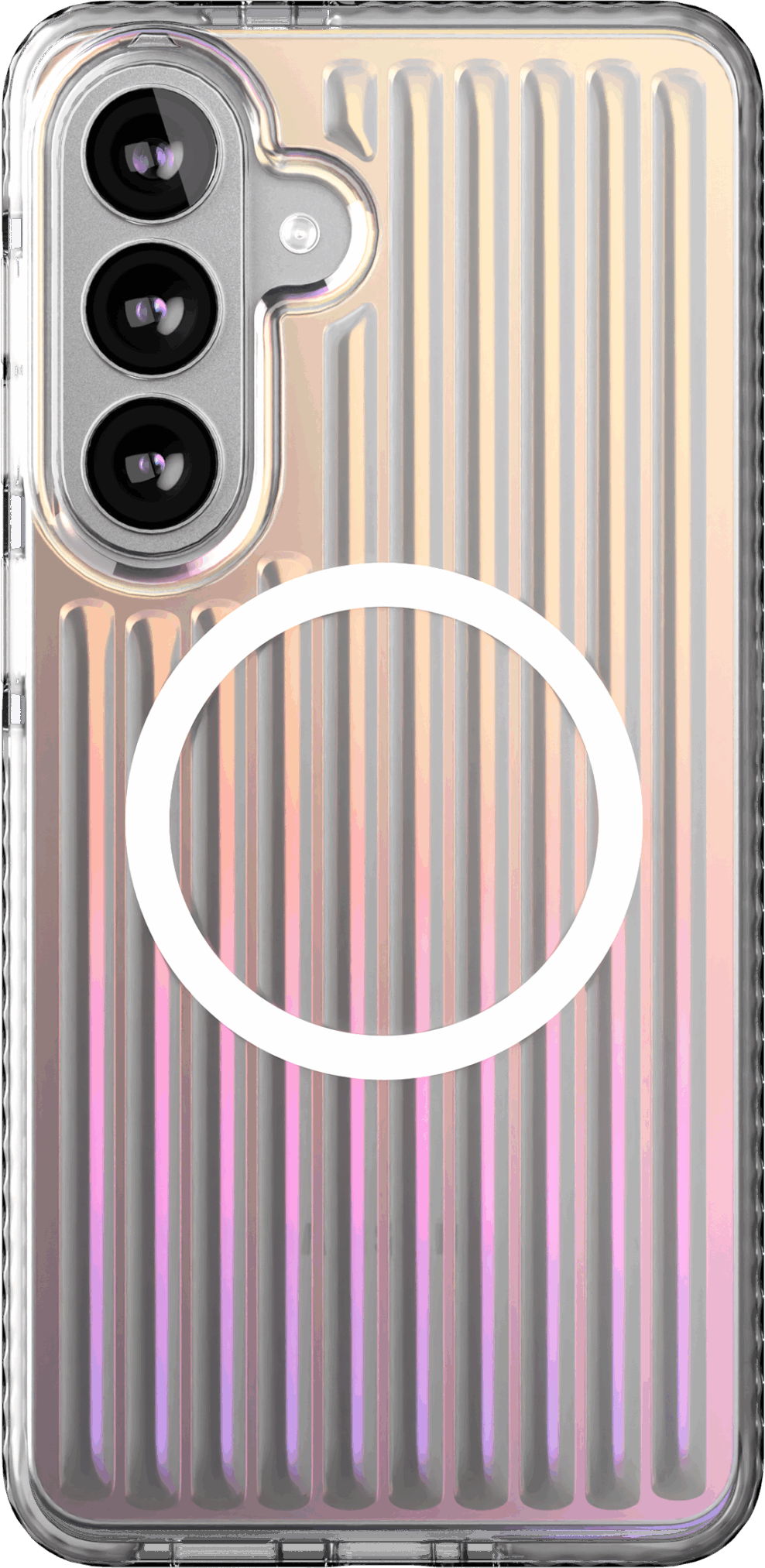 картинка Чехол защитный VLP Pulse Case с MagSafe для Samsung Galaxy S26, перламутровый от магазина Технолав