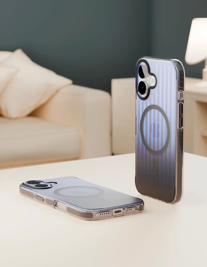 картинка Чехол защитный VLP Pulse Case с MagSafe для iPhone 17, черный от магазина Технолав