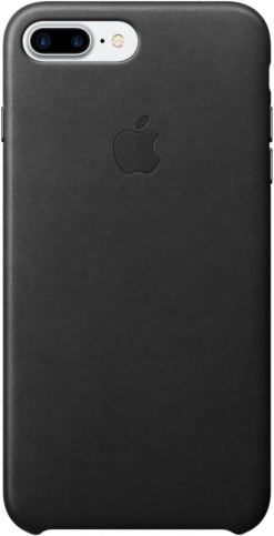 картинка Чехол Apple Leather Case для iPhone 8/7 Plus черный от магазина Технолав