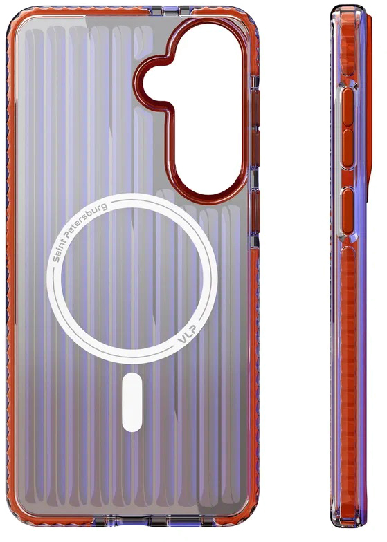 картинка Чехол защитный VLP Pulse Case с MagSafe для Samsung Galaxy S26+, оранжевый от магазина Технолав