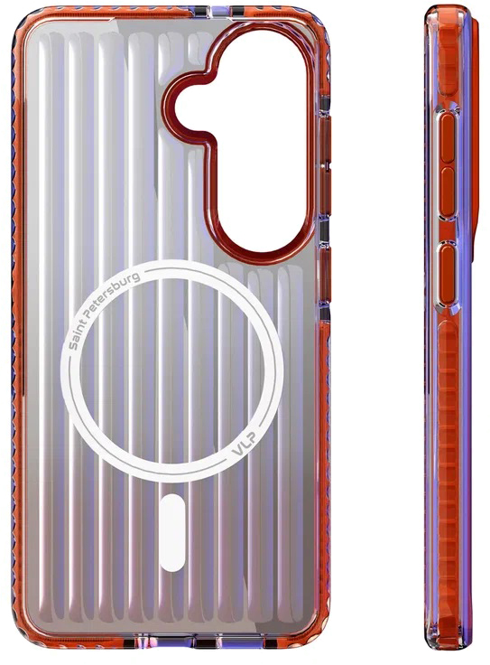 картинка Чехол защитный VLP Pulse Case с MagSafe для Samsung Galaxy S26, оранжевый от магазина Технолав