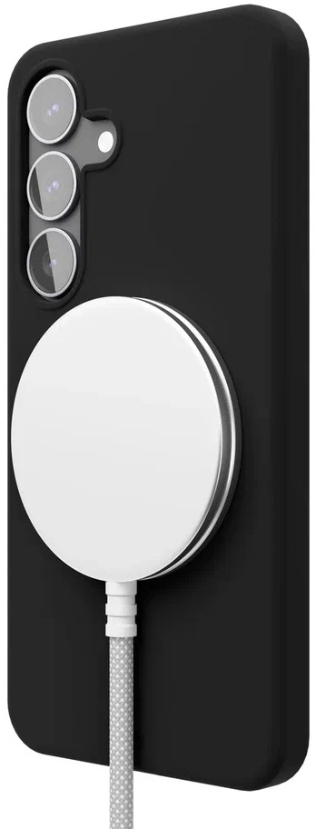 картинка Чехол защитный VLP Aster Case с MagSafe для Samsung S25+, черный от магазина Технолав