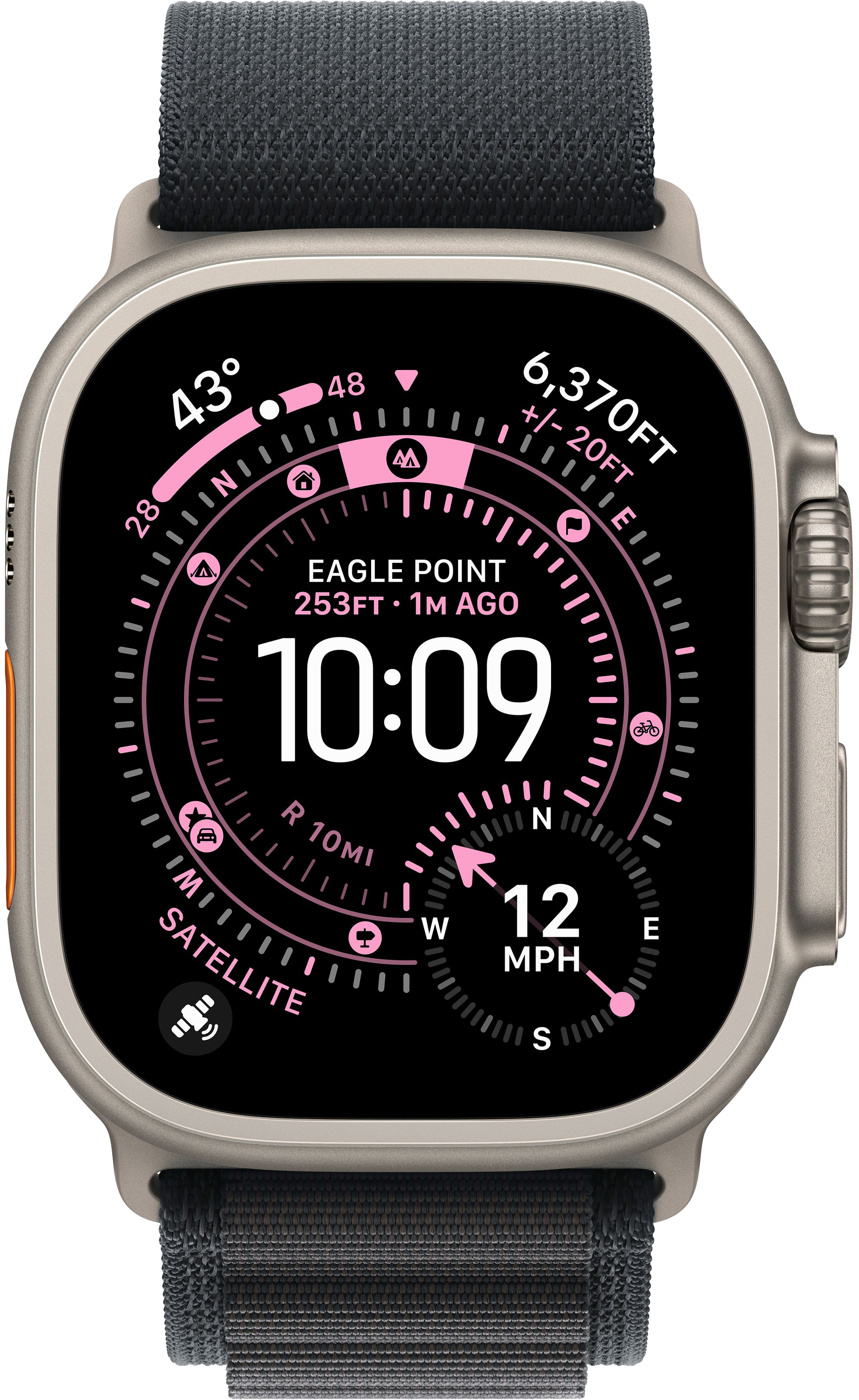 картинка Умные часы Apple Watch Ultra 3 (2025) 49mm Natural Titanium Case with Black Alpine Loop от магазина Технолав