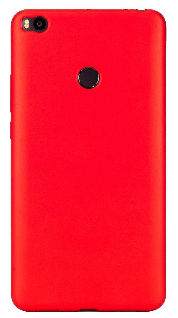 картинка Силиконовый чехол Soft TPU матовая для Xiaomi Mi Max 2 (красный) от магазина Технолав