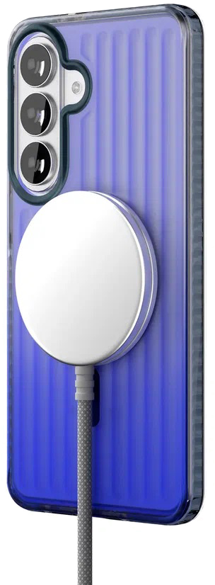 картинка Чехол защитный VLP Pulse Case с MagSafe для Samsung Galaxy S26+, синий от магазина Технолав