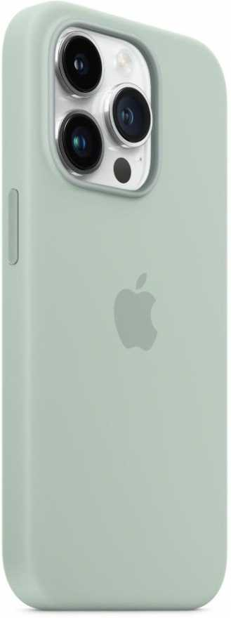 картинка Чехол силиконовый Apple MagSafe для iPhone 14 Pro Max (нежный кактус) от магазина Технолав