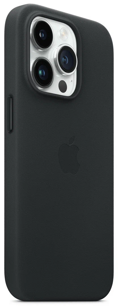 картинка Чехол кожаный Apple MagSafe для iPhone 14 Pro (тёмная ночь) от магазина Технолав