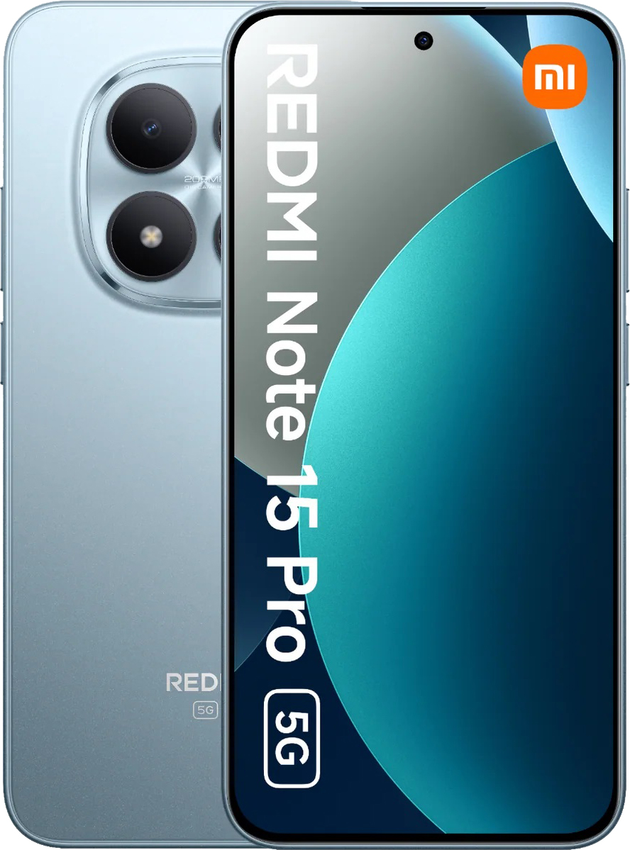 картинка Смартфон Xiaomi Redmi Note 15 Pro 5G 8/256GB Glacier Blue (голубой) от магазина Технолав