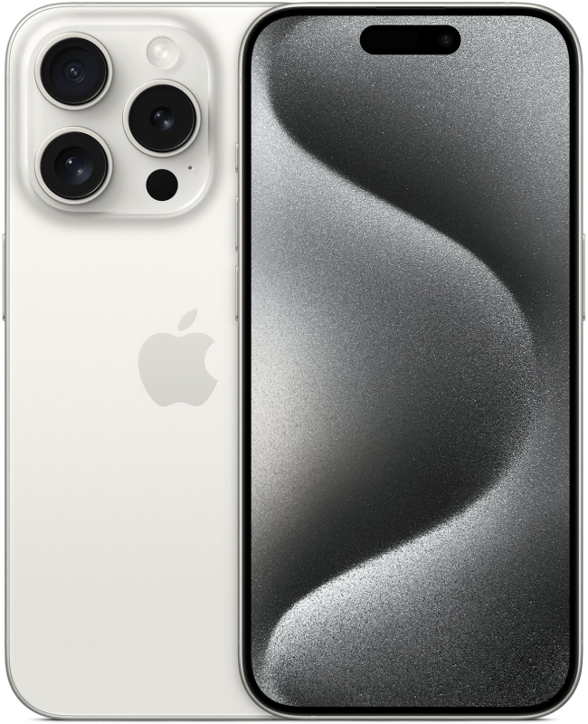 картинка Смартфон Apple iPhone 15 Pro 256GB (титановый белый) от магазина Технолав