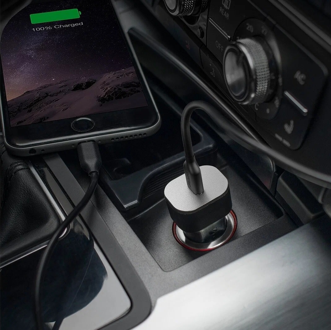 картинка Автомобильное зарядное устройство Deppa USB Type-C, Power Delivery, 18W, черный от магазина Технолав