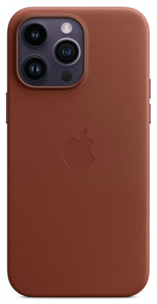 картинка Чехол кожаный Apple MagSafe для iPhone 14 Pro Max (коричневый) от магазина Технолав