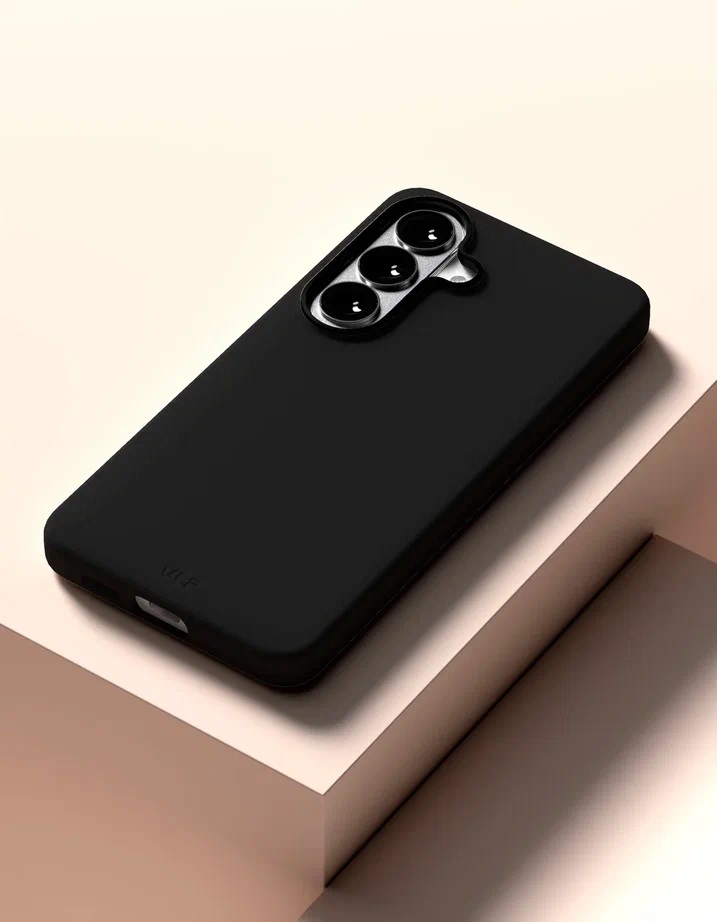 картинка Чехол защитный VLP Aster Pro Case с MagSafe для Samsung Galaxy S26, черный от магазина Технолав