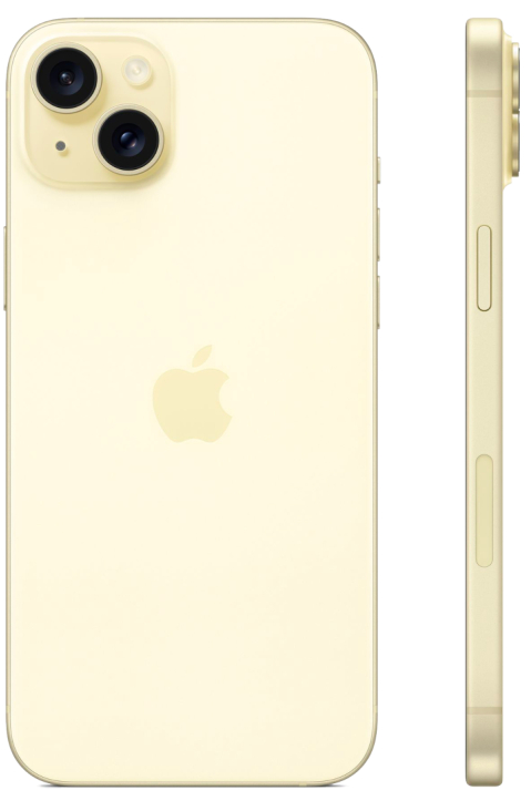 картинка Смартфон Apple iPhone 15 Plus 256GB (желтый) от магазина Технолав