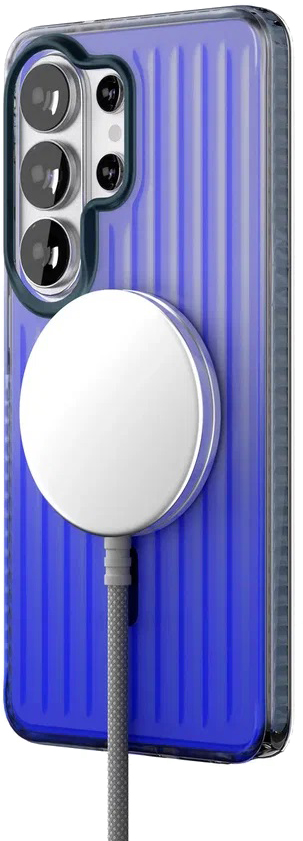 картинка Чехол защитный VLP Pulse Case с MagSafe для Samsung Galaxy S26 Ultra, синий от магазина Технолав