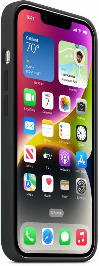 картинка Чехол силиконовый Apple MagSafe для iPhone 14 Plus (тёмная ночь) от магазина Технолав